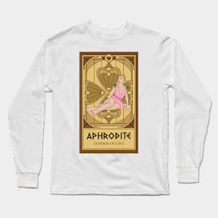 Aphrodite Tarot Card Long Sleeve T-Shirt